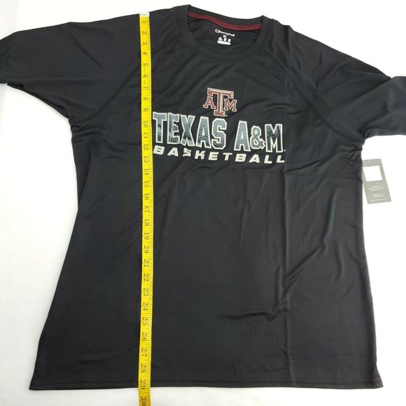 Champion Mens Black Texas A&M Aggies Basketball Comfort Pullover T Shirt Size XL - Picture 10 of 14